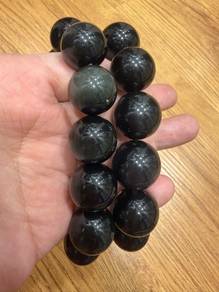 Natural Rainbow Obsidian Bracelet (2 pcs)