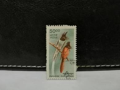 2000 India Stamp Paradise Flycatcher Bird
