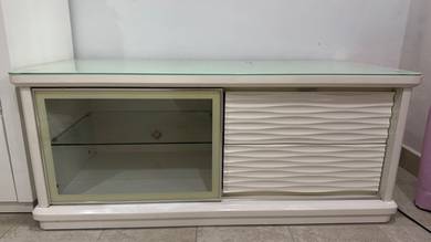 White TV Rack