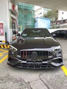 Mercedes W206 C63s Front Lip Canard Air Duct Trims