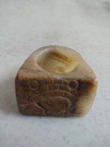 vintage thumb archer ring and silver leopard ring