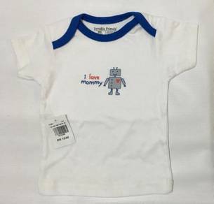 Luvable Friends Baby Boy Shirt (I Love Mommy)