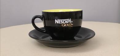 Nescafe gold cup saucer black
