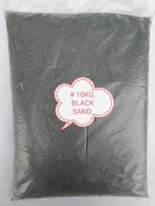 Black Sand 10kg Fish Aquarium Tank Decoration Ikan