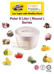 Happy Polar Hard Ice Cream 6 liter scoop 22flavour