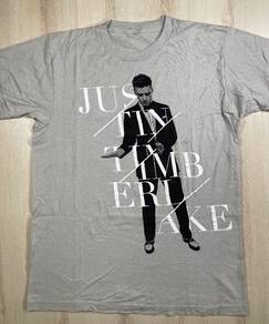 Justin Timberlake World Tour 2013 Tee #BL Used