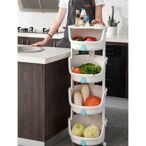 4 Tier Kitchen Storage Rack Drawer Cabinet Home