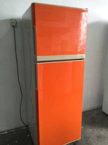 National Refrigerator Peti Sejuk Fridge Ais Orange