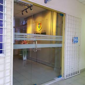 GLASS DOOR l pintu kaca tempered 12mm