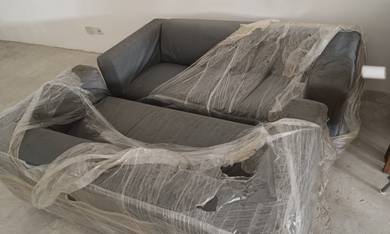 Ikea 3 Seater Fabric Sofa