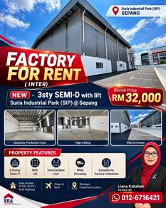 Warehouse / Factory For Rent in Sepang,SGR