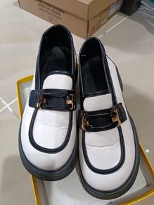 Classic Two-Tone Chunky Loafers