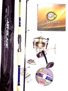 Seahawk zeta 6000 reel combo seahawk rod