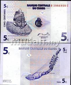 Congo 5 centitimes 1997 p 81 unc
