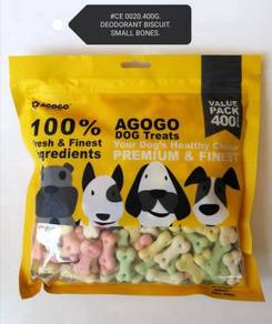 Agogo Deodorant Biscuit Bones 400gram Dog Snack