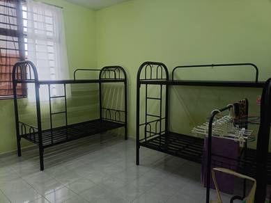 Katil double decker single baru