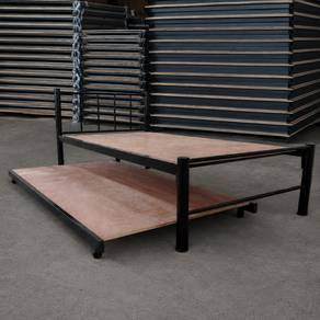 Katil Single Bersama Pull-Out (Heavy Duty) 