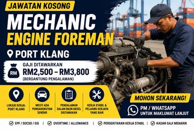 Mechanic Engine Foreman Klang