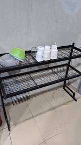 Rak pinggan stainless steel 