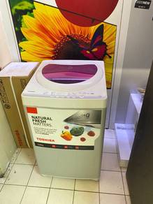TOSHIBA 7.2kg Washing Machine 6au1vn1 terpakai