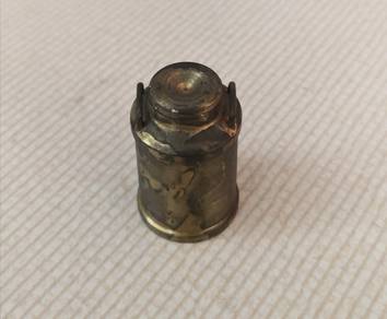 Mini brass canister lid tembaga