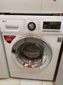 LG Mesin Basuh Combo Kering Dryer 8kg Washing