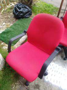 Red Roller Office Chair TA215