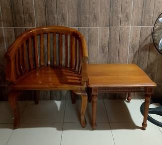 Kerusi & Meja Kayu Jati