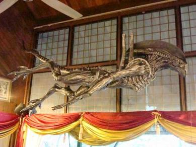 Life-Size Swimming Alien