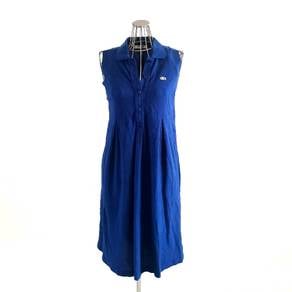 LACOSTE royal blue polo shirt flare dress!