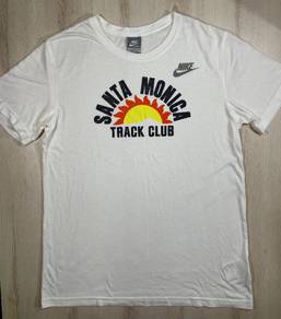 Nike Santa Monica Track Club White Tee #AH Used