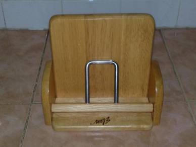Pemegang tisu wooden tissue Napkin holder