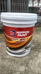 cat nippon paint satin glo brilliant white 1001