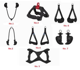 Ergonomic Tricep Rope Pulldown GYM handle