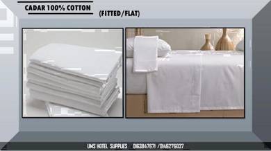 Bedsheet 100% cotton Hotel Single(Flat)