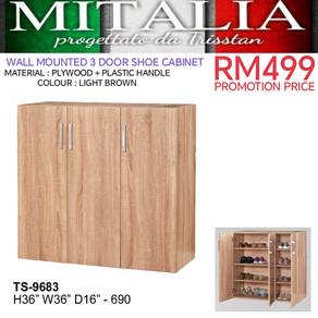 Wall Mounted Shoe Cabinet | Rak Kasut Murah | Sale
