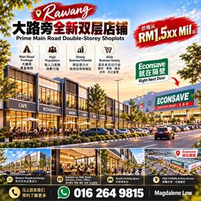 Shop lot in Rawang,SGR