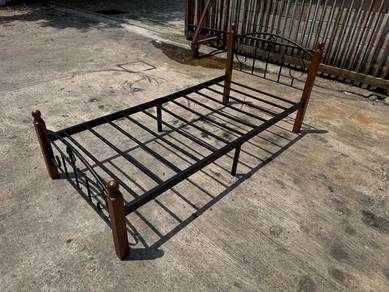 Besi Steel Solid Katil Single Bed Frame