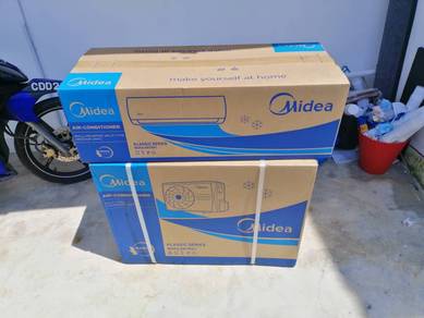 Midea 1.5hp Non Harga Siap Pasang Aircond R1930