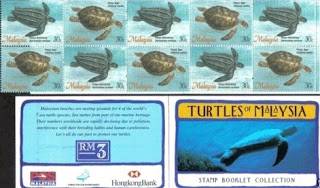 Mint Stamp Booklet Turtle Malaysia 1995