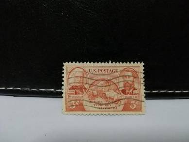 1948 USA Stamp Oregon 1848 Wagon famous people