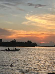 Cruise sunset Teluk Intan