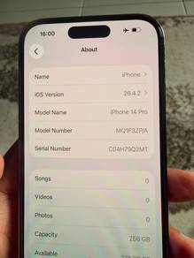 iphone 14pro 256gb