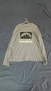 NASHVILLE Blue Long Sleeve T-shirt XL Lightly Used