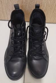 Black Leather Ankle boots 