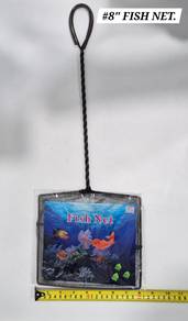 Black Fish Net 8inch Jaring Ikan Aquarium Akuarium