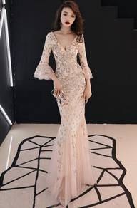 Long sleeve prom evening dress gown RBP1192