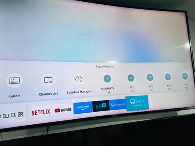 SAMSUNG 55 inch Curve 4K UHD