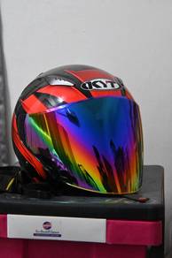 helmet kyt baru beberapa kali guna