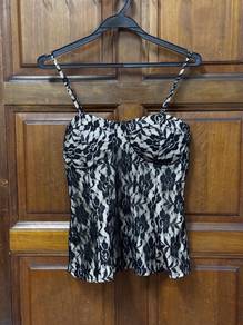 Black Flower Camisole